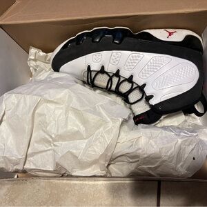 Jordan Retro 9 Varsity Red and Black Sneakers